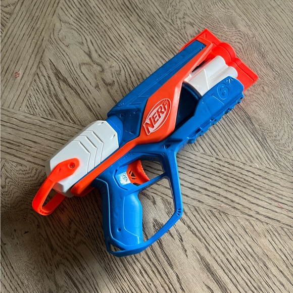 Nerf Vibrant Blue and Orange Blaster - Picture 1 of 5